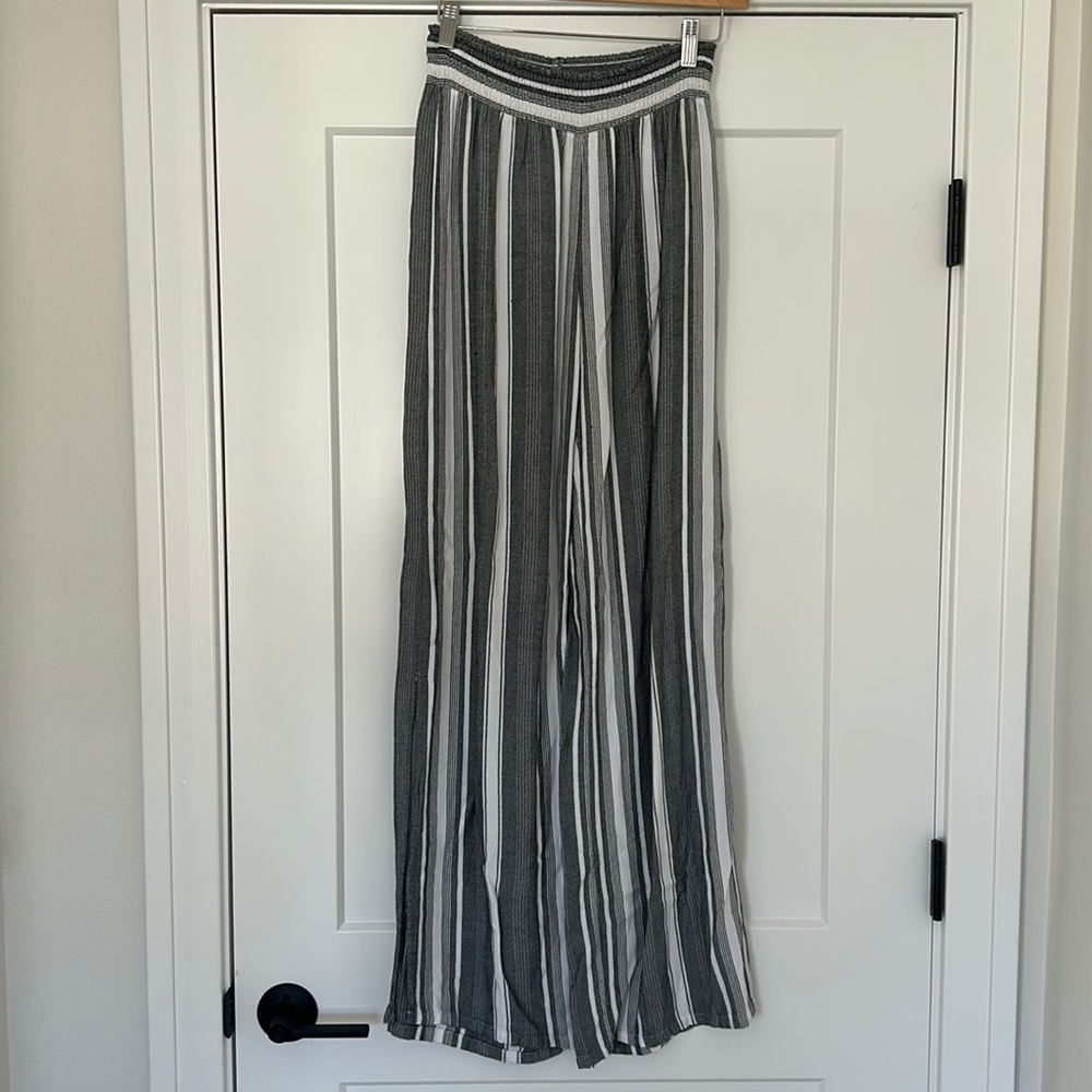 Peyton Jensen Stripe Wide Leg Pants